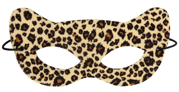 Máscara de leopardo marrón