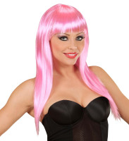 Pink glamor wig