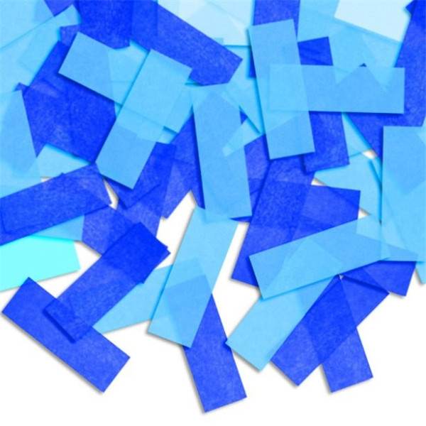 Confettis pour pinata bleus