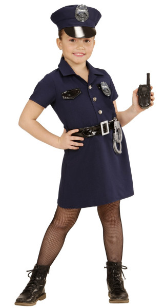 Disfraz infantil retro de la policía estadounidense deluxe