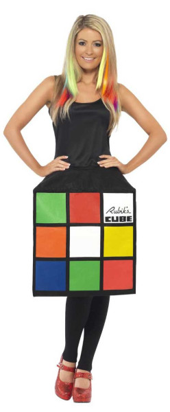 Rubik Rubik's Cube Ladies Costume 3D