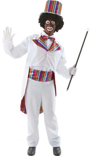 Regenboog goochelaar heren kostuum