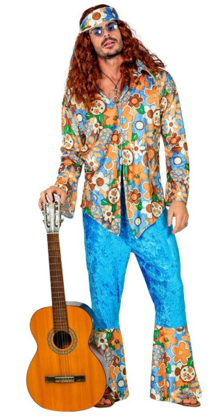 Rockstar Eddy Hippie Kostüm für Herren
