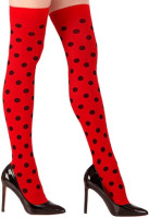 Preview: Ladybird dots overknee stockings 70 DEN