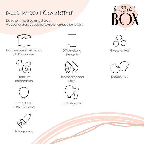 Balloha XL Geschenkbox DIY Pretty Pink 16 4
