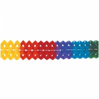 Farverige regnbue-kranser 1 m