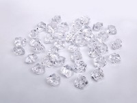 Preview: 40 decorative crystal stones 14 x 11mm