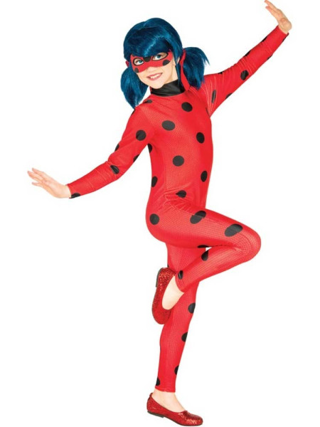 Mirakuløs Ladybug licens pige kostume