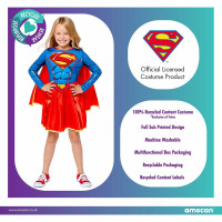 Widok: Kostium Supergirl dla dziewczynek z recyklingu
