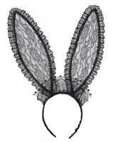 Preview: Bendable rabbit ears made of lace