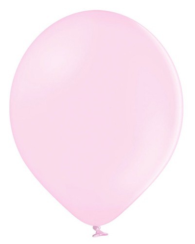 100 party star balloons pastel pink 30cm
