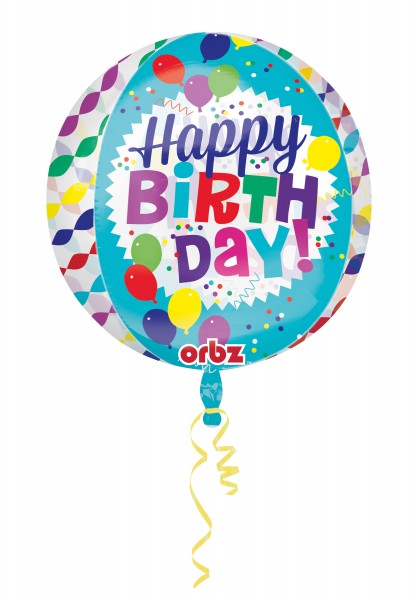 Orbz Ballon Luftschlangen-Party 40cm