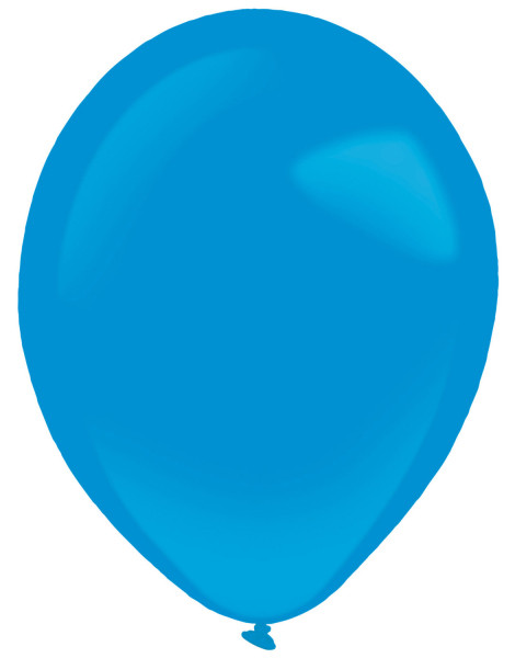 50 ballons en latex bleu roi 27,5cm