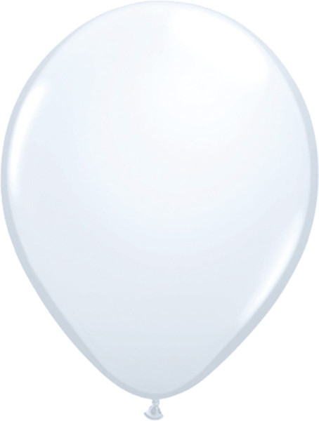100 balloner Alaska hvid 30cm