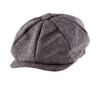 1920s vintage gray flat cap