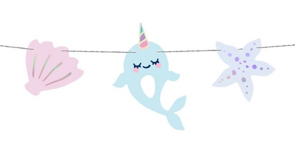 Narwhal Garland Oceania 1m x 10.5cm