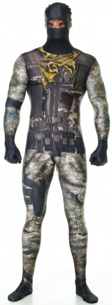 Military soldier morphsuit