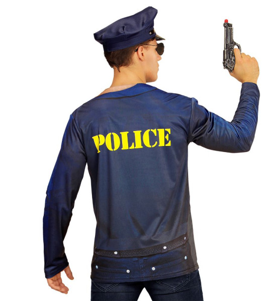 Sexy 3D Polizei Herren Shirt 3