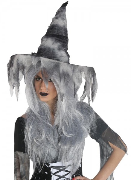 Sombrero de bruja Ilaria gris