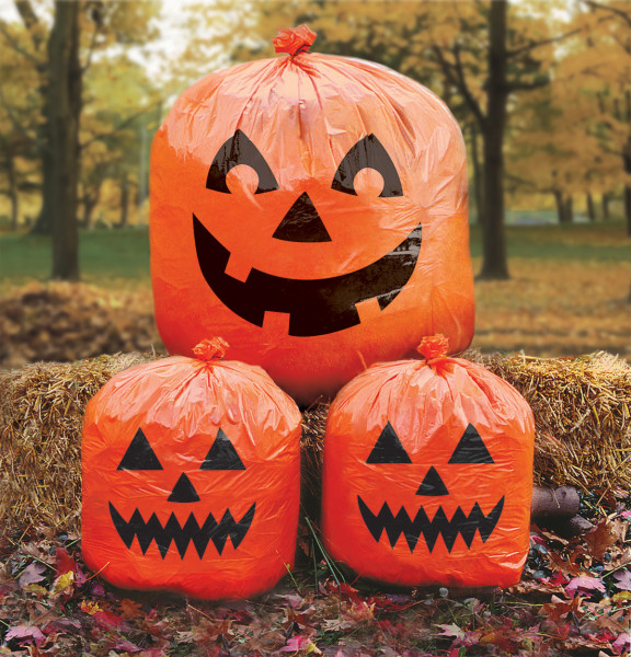 Funny Halloween Pumpkin Garden Decoration Trio