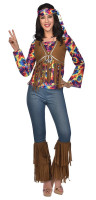 Vista previa: Disfraz de hippie para mujer Susi