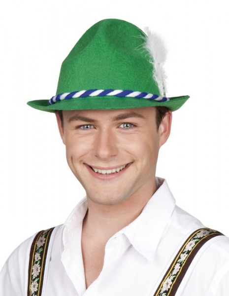 Chapeau traditionnel Jäger vert Ludwig
