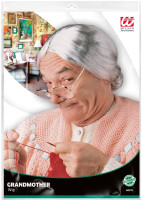 Vorschau: Großmutter Perücke mit Dutt