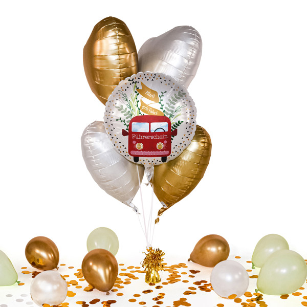 Heliumballon in der Box Allzeit gute Fahrt