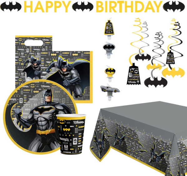 Batman Heldenpower Partypaket 52-teilig