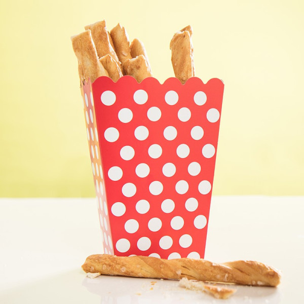 Snack Box Lucy Red Dotted 8 pieces