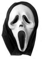 Preview: Scream mask with hood 30cm