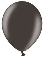 Widok: 100 balonów metalik czarny 30 cm