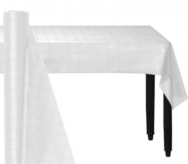 White paper table roll 8 x 1.2m