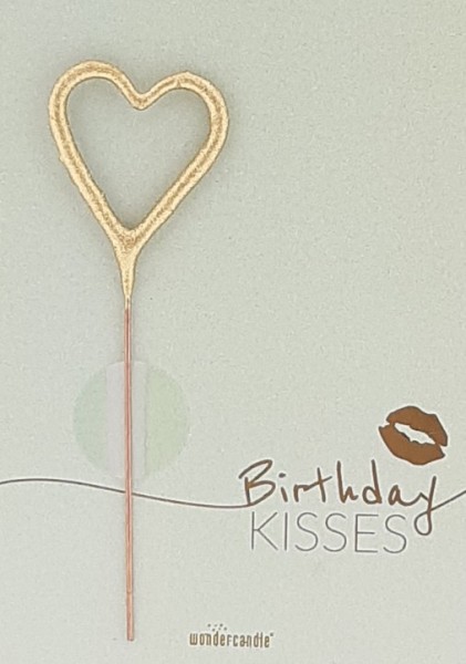 Födelsedag Kisses Wonder Card