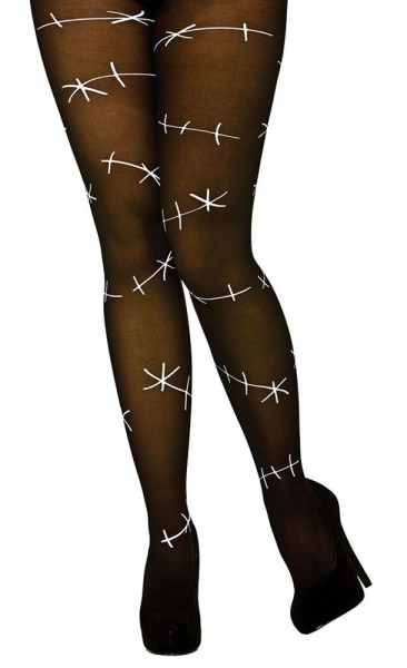 Barbed wire tights for women
