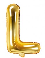 Foil balloon L gold 35cm
