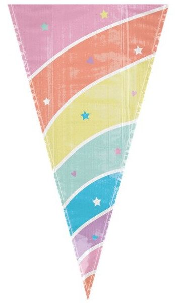 15 bolsas de regalo Starful Rainbow 28cm