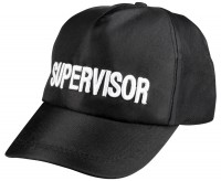 Vista previa: Gorra de supervisor negra