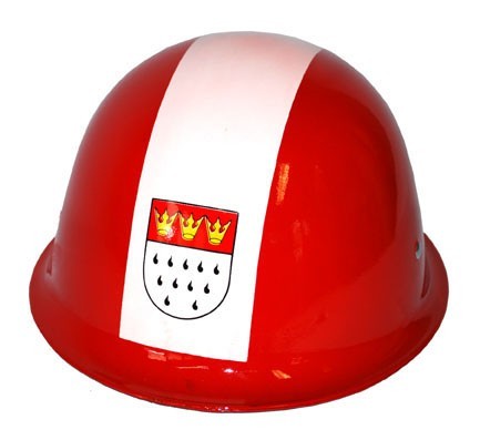 Roter Helm Mit Kölner Wappen