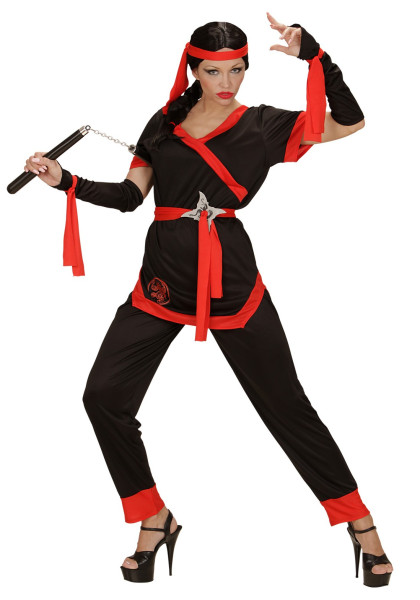 Japanische Ninjalady Damen Kostüm 3