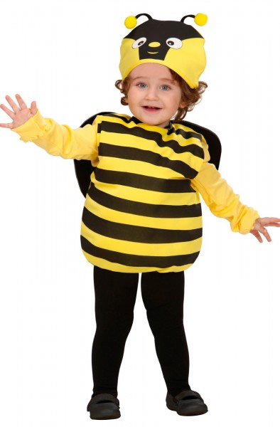 Plush bee kids costume