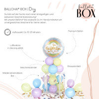 Vorschau: Balloha Geschenkbox DIY Konfirmation pastell XL