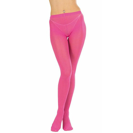 XL ondoorzichtige panty roze 40 denier
