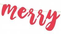 Preview: Merry little Christmas garland 1.2m