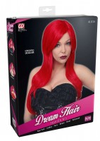 Förhandsgranskning: Röd långt hår peruk Marielle