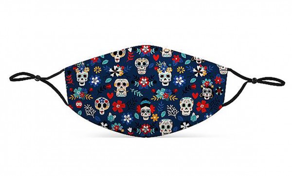 Mouth nose mask day of the dead