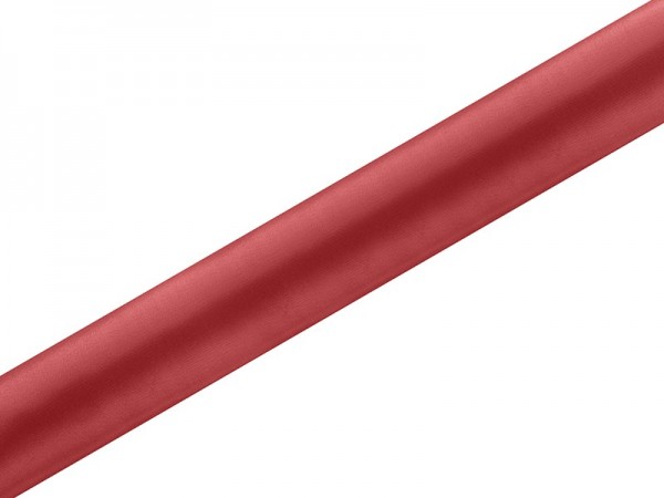 Satynowa tkanina Eloise czerwona 9m x 36cm