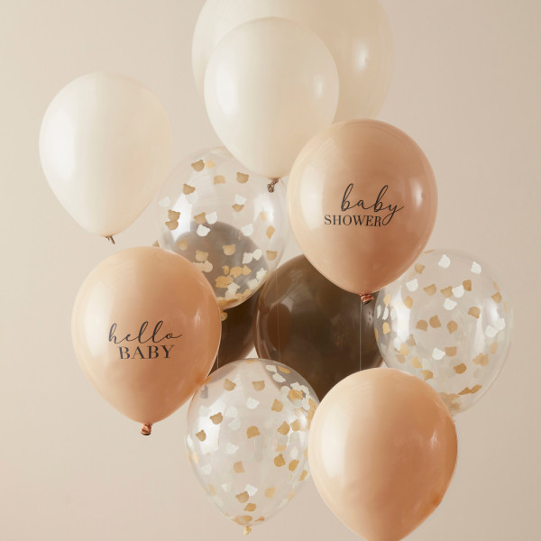 Hello Baby set de globos 11 piezas