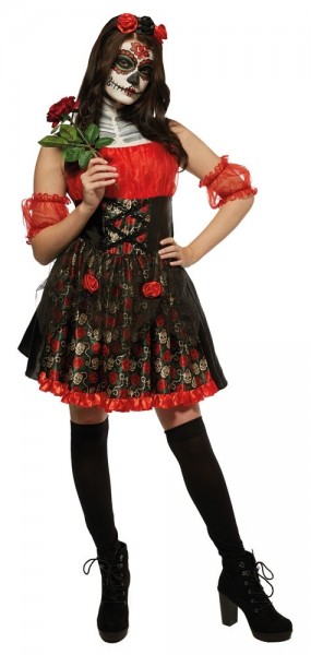 Day of the Dead Roses dress for women