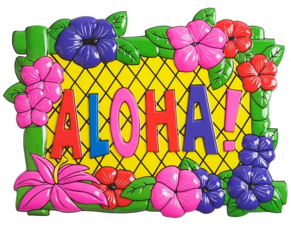 Soporte de letrero de Hawaii